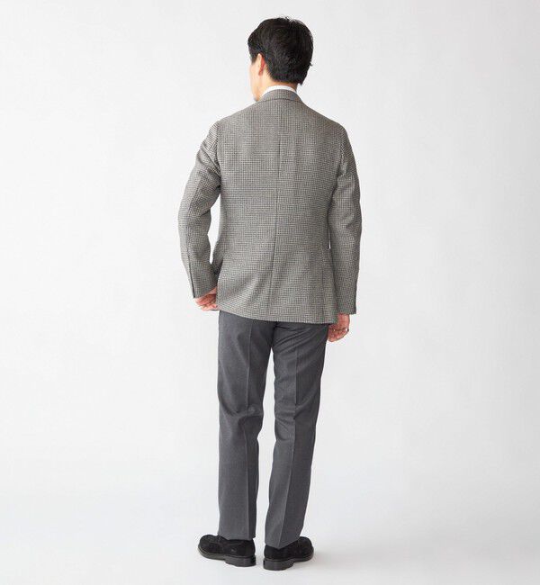 SHIPS「SHIPS: Lanificio di pray ハウンドトゥース ジャケット」|テーラードジャケット|
