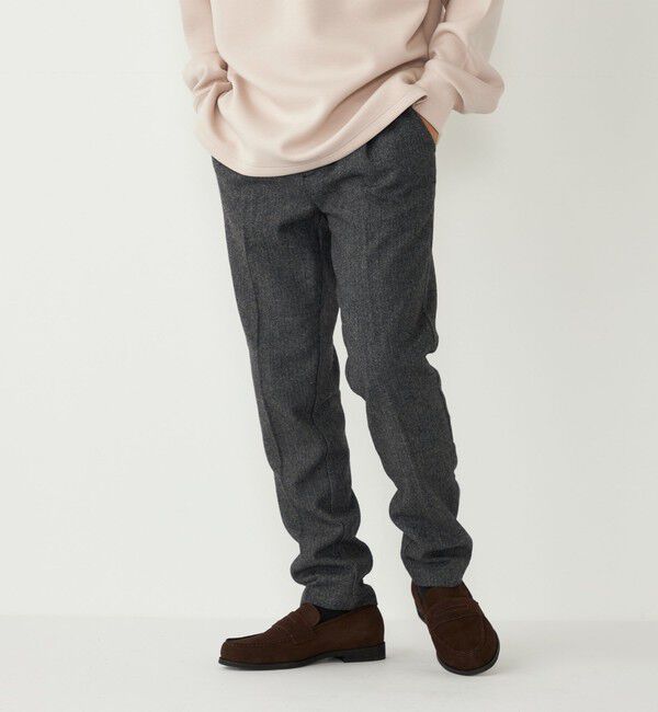 SHIPS Colors 「SHIPS Colors:T/W ツイード イージー スラックス(セットアップ対応可能)◇」|スラックス|