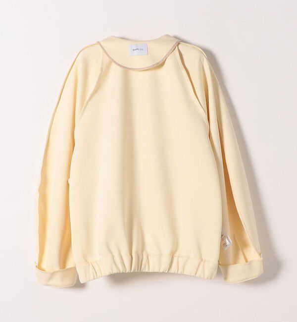 SHIPS any「SHIPS any:〈洗濯機可能〉ジャージー ギャザー コンパクト ブルゾン」|ブルゾン・スタジャン|