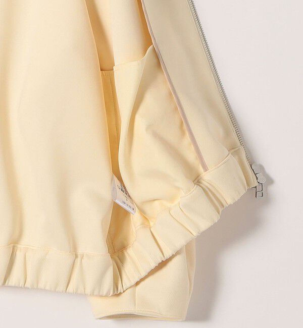 SHIPS any「SHIPS any:〈洗濯機可能〉ジャージー ギャザー コンパクト ブルゾン」|ブルゾン・スタジャン|