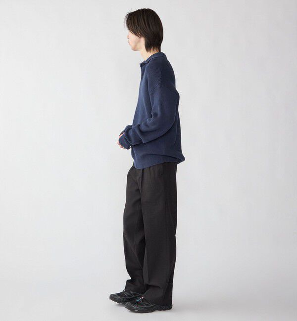 SHIPS「City Ambient Products: ソフト ヤーン カルゼ ニットポロ」|ニット・セーター|