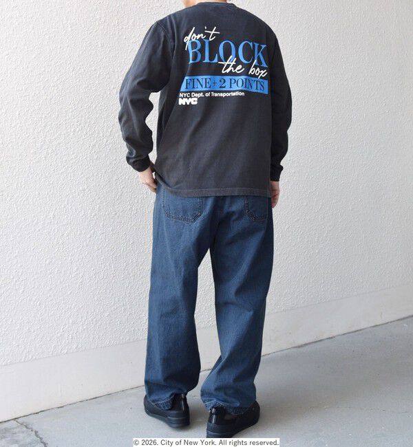 SHIPS any「GOOD ROCK SPEED: NYC グラフィック プリント Tシャツ(ロンT)◇」|Tシャツ・カットソー|