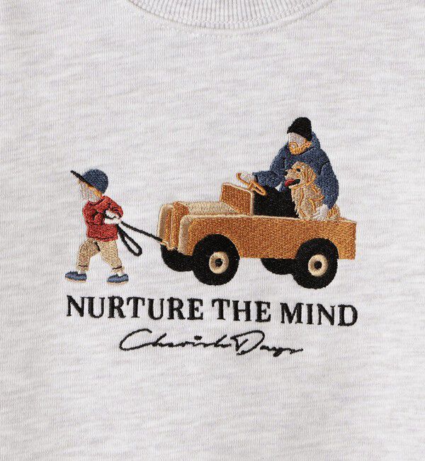 SHIPS Colors 「SHIPS Colors:100～140cm / 〈洗濯機可能〉エンブロイダリー スウェット」|スウェット・ジャージ|