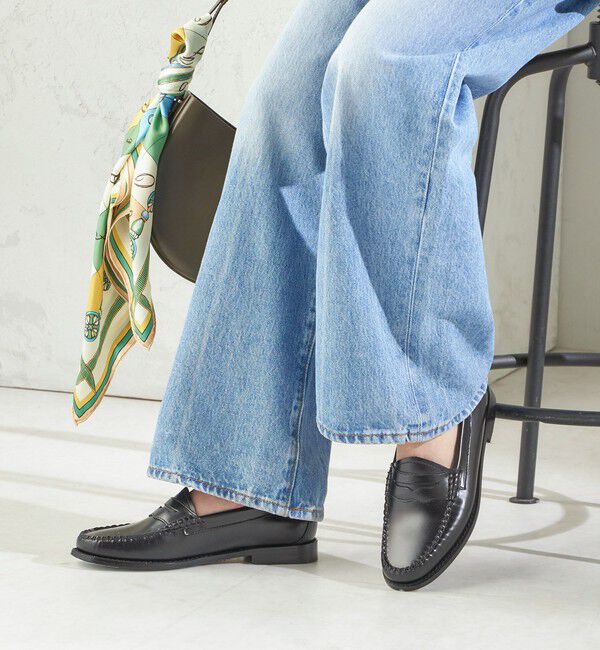 SHIPS for women「《予約》G.H.BASS:PENNY LOAFER」|ローファー|ブラック