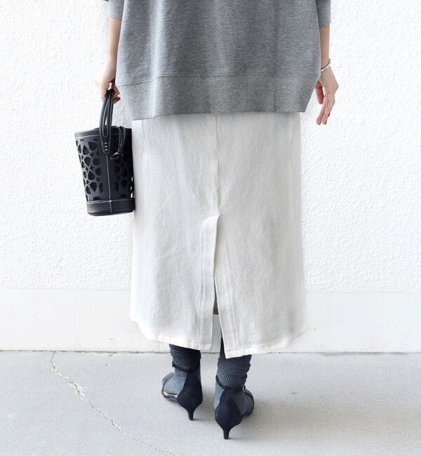 SHIPS for women「〈手洗い可能〉ルーズ デニム サイド ポケット スカート」|スカート|