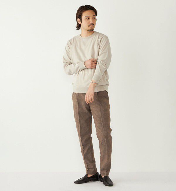 SHIPS Colors 「SHIPS Colors:〈洗濯機可能〉14ゲージ 天竺 クルーネック ニット」|ニット・セーター|