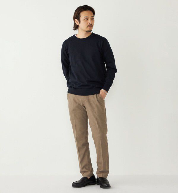 SHIPS Colors 「SHIPS Colors:〈洗濯機可能〉14ゲージ 天竺 クルーネック ニット」|ニット・セーター|