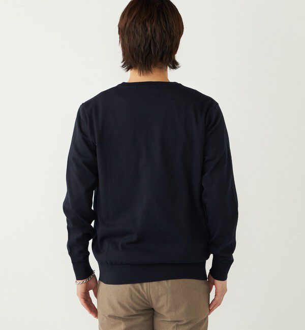 SHIPS Colors 「SHIPS Colors:〈洗濯機可能〉14ゲージ 天竺 クルーネック ニット」|ニット・セーター|