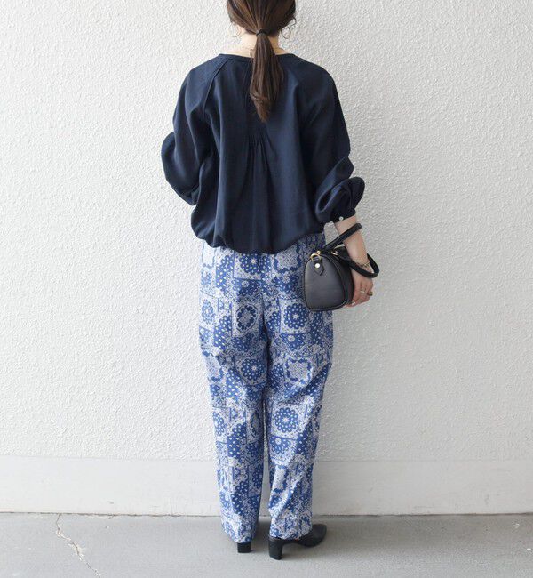 SHIPS any「SHIPS any:〈洗濯機可能〉バンダナ プリント イージー ワイド パンツ」|その他|