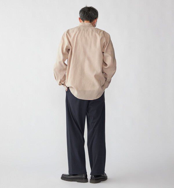 SHIPS「SHIPS: リネン オーバー レギュラーカラー シャツ」|シャツ・ブラウス|