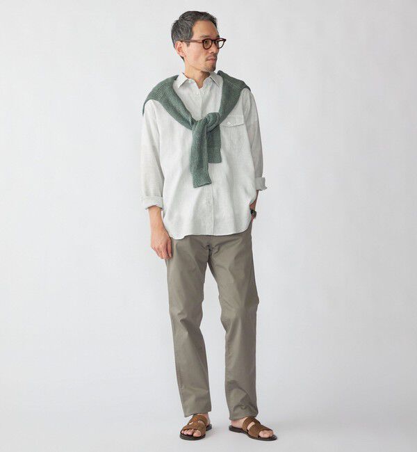 SHIPS「SHIPS: リネン オーバー レギュラーカラー シャツ」|シャツ・ブラウス|