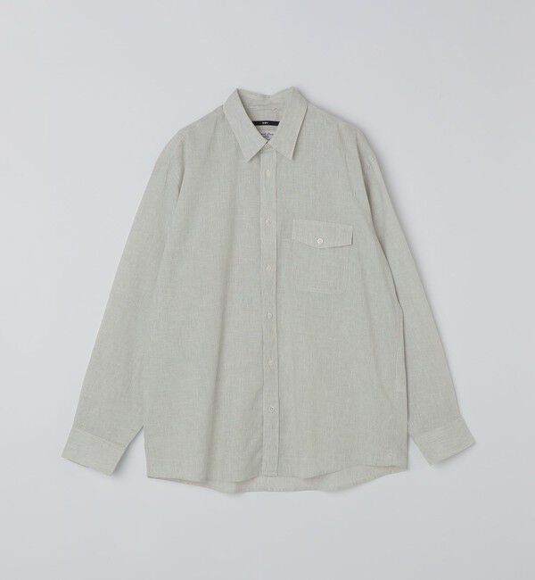 SHIPS「SHIPS: リネン オーバー レギュラーカラー シャツ」|シャツ・ブラウス|