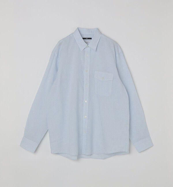 SHIPS「SHIPS: リネン オーバー レギュラーカラー シャツ」|シャツ・ブラウス|