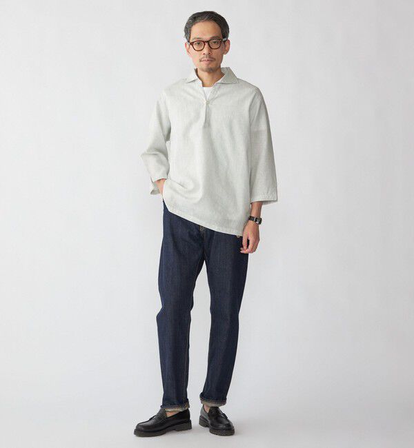 SHIPS「SHIPS: リネン 7スリーブ カプリシャツ」|シャツ・ブラウス|