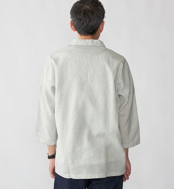 SHIPS「SHIPS: リネン 7スリーブ カプリシャツ」|シャツ・ブラウス|