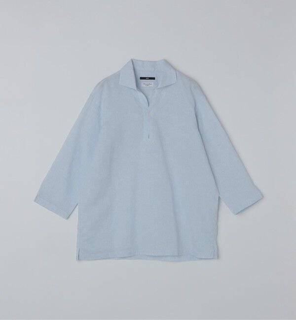 SHIPS「SHIPS: リネン 7スリーブ カプリシャツ」|シャツ・ブラウス|