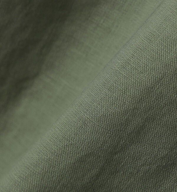 SHIPS any「SHIPS any:〈洗濯機可能〉ピュアリネン バンド スキッパー ハーフスリーブ プルオーバー シャツ 26SS◆」|シャツ・ブラウス|