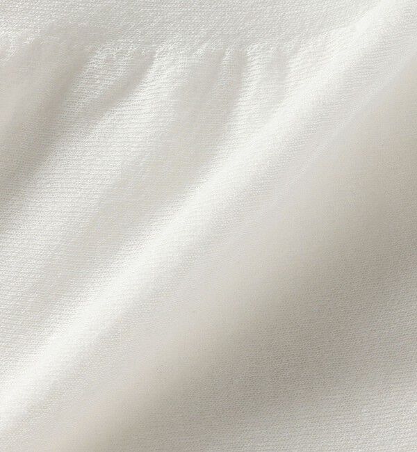 SHIPS for women「《予約》〈手洗い可能〉麻混 シアー ティアード ショート スリーブ プルオーバー」|ニット・セーター|