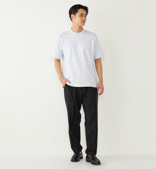 SHIPS Colors 「SHIPS Colors:〈速乾・洗濯機可能〉コンフォートクロス スラックス(セットアップ対応可能)」|スラックス|