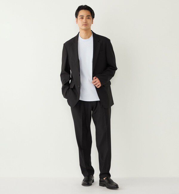 SHIPS Colors 「SHIPS Colors:〈速乾・洗濯機可能〉コンフォートクロス スラックス(セットアップ対応可能)」|スラックス|