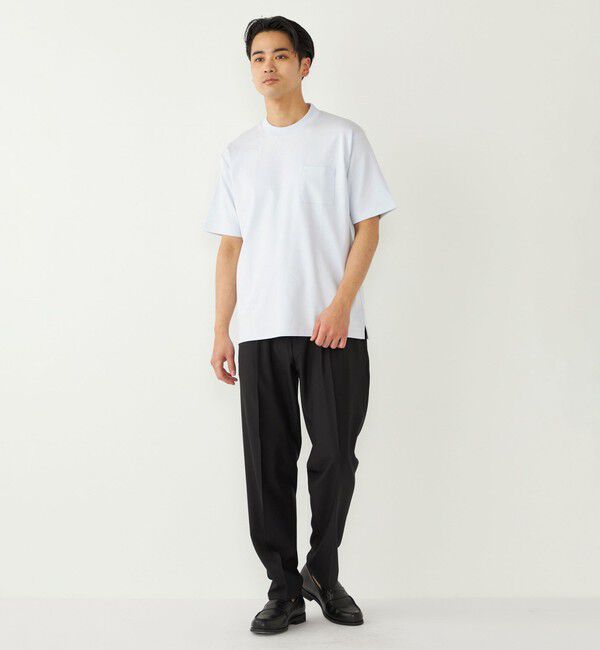 SHIPS Colors 「SHIPS Colors:〈速乾・洗濯機可能〉コンフォートクロス スラックス(セットアップ対応可能)」|スラックス|