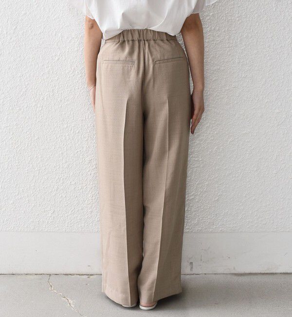 SHIPS Colors 「《予約》SHIPS Colors:〈洗濯機可能〉リネン ライク イージー パンツ◆」|スラックス|