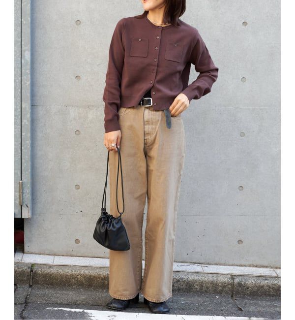 OUTDOOR PRODUCTS Usual Things「コットンスムースポケットコンパクトカーディガン」|カーディガン|