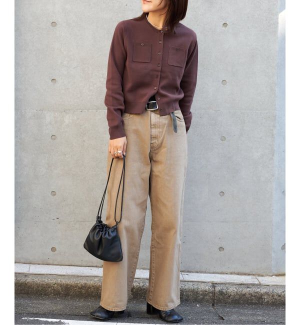 OUTDOOR PRODUCTS Usual Things「コットンスムースポケットコンパクトカーディガン」|カーディガン|