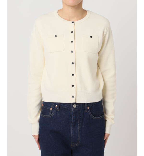 OUTDOOR PRODUCTS Usual Things「コットンスムースポケットコンパクトカーディガン」|カーディガン|