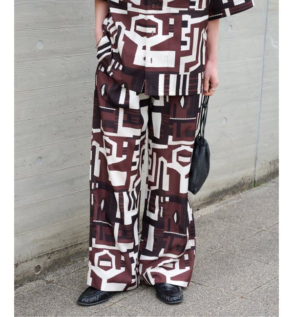 OUTDOOR PRODUCTS Usual Things「RAGモチーフリラックスパンツ　セットアップ対応」|スラックス|