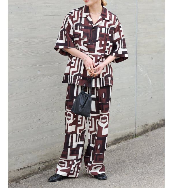 OUTDOOR PRODUCTS Usual Things「RAGモチーフリラックスパンツ　セットアップ対応」|スラックス|