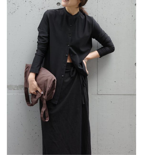 OUTDOOR PRODUCTS Usual Things「≪予約≫ACTIVE WEAR テレコクルーネックスナップカーディガン」|カーディガン|