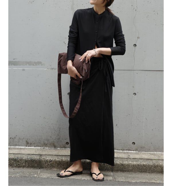 OUTDOOR PRODUCTS Usual Things「≪予約≫ACTIVE WEAR テレコクルーネックスナップカーディガン」|カーディガン|