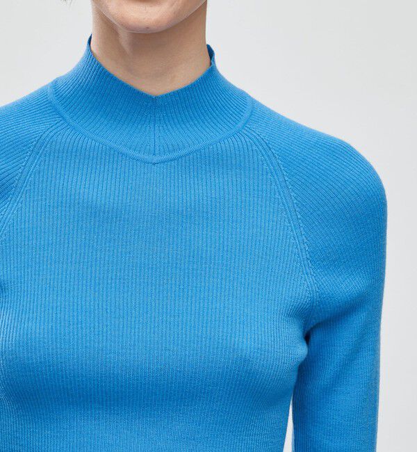 DES PRES「ウーステッドウールリブ ハイネックプルオーバー」|ニット・セーター|