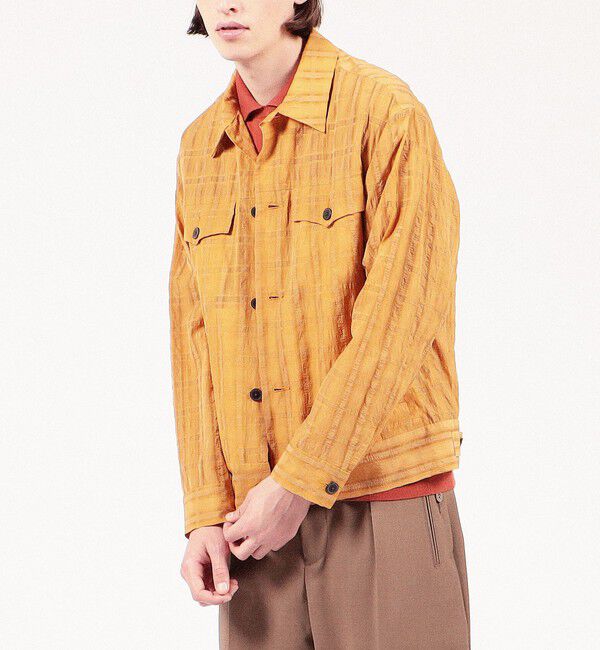 TOMORROWLAND MENS「ポリエステルナイロンキュプラ Gジャン」|ブルゾン・スタジャン|