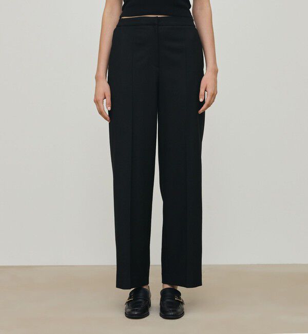 DES PRES「フランネルウールストレッチ セミワイドパンツ」|スラックス|