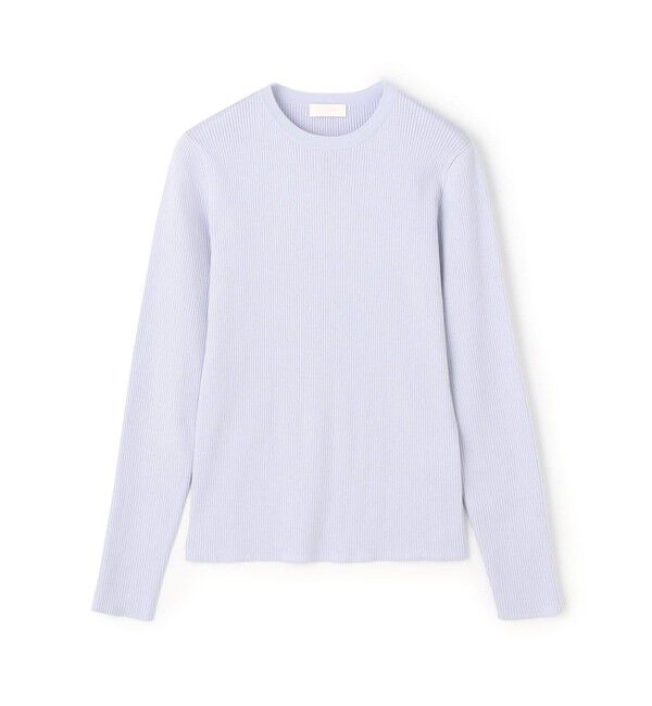Ballsey「スーパーエクストラファインウールリブ クルーネックプルオーバー」|ニット・セーター|71 ライトパープル