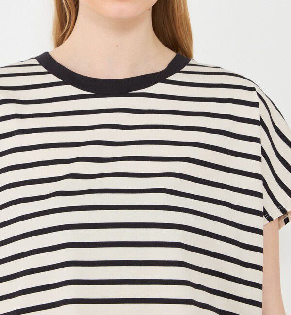 GALERIE VIE「ファインコットン ワイドクルーネックプルオーバー」|Tシャツ・カットソー|