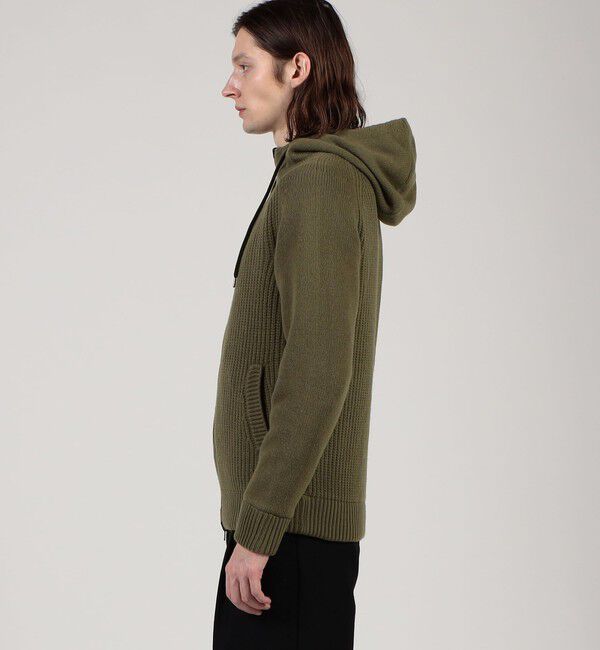 TOMORROWLAND BUYING WEAR「HERNO フーデッド ニットブルゾン」|ブルゾン・スタジャン|