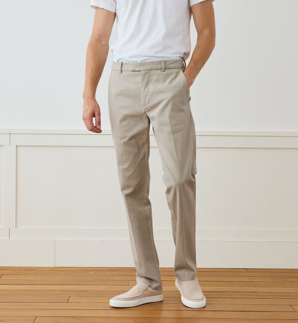 JAMES PERSE「コットンカシミヤツイル トラウザー MCAS1401」|スラックス|