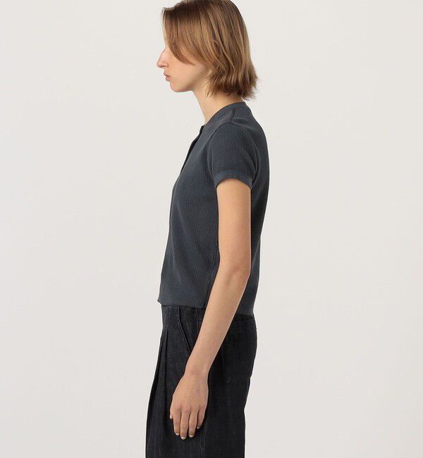 JAMES PERSE「コットンリネンワッフル ヘンリーネックプルオーバー WCLW3146」|Tシャツ・カットソー|