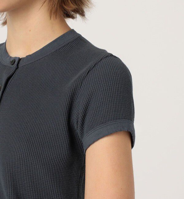JAMES PERSE「コットンリネンワッフル ヘンリーネックプルオーバー WCLW3146」|Tシャツ・カットソー|