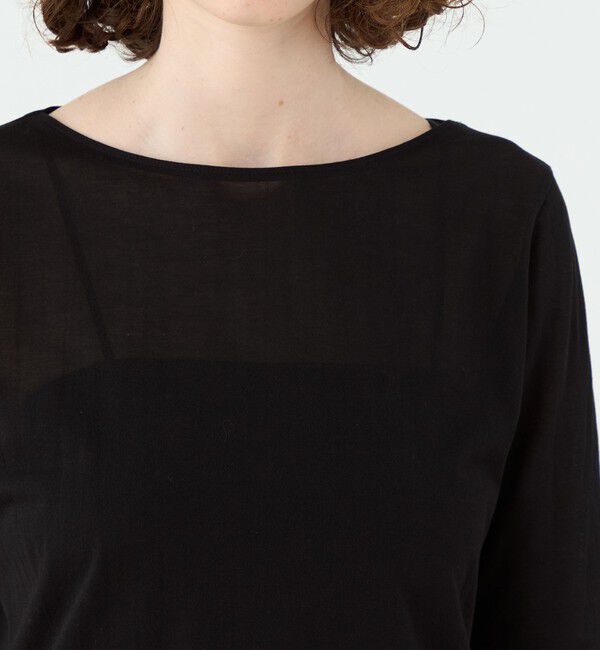 Ballsey「シアーコンパクトジャージー ボートネックプルオーバー」|Tシャツ・カットソー|