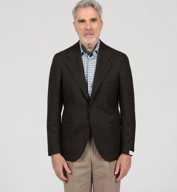 TOMORROWLAND MENS「【別注】De Petrillo CUMA ウール シングルブレステッド3Bジャケット」|テーラードジャケット|