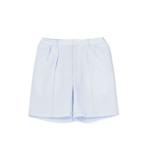 TOMORROWLAND BUYING WEAR「Tangent NEVILL SHORTS ポリエステル シアサッカー 2プリーツイージーショーツ」|その他|64 ブルー系