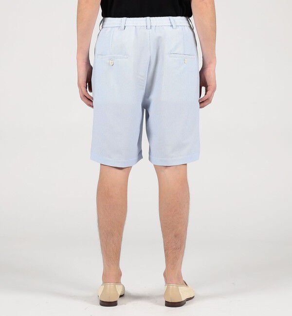 TOMORROWLAND BUYING WEAR「Tangent NEVILL SHORTS ポリエステル シアサッカー 2プリーツイージーショーツ」|その他|