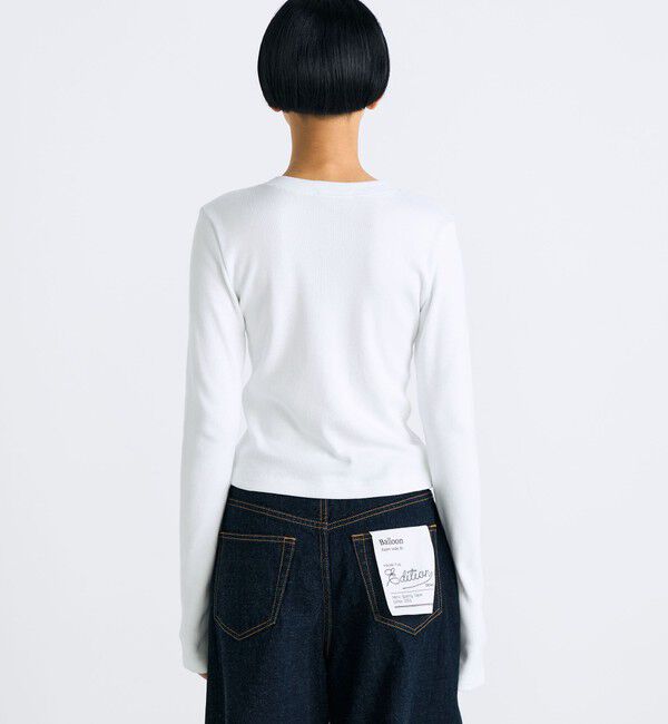 Edition「コットンモダールフライス カーディガン」|カーディガン|