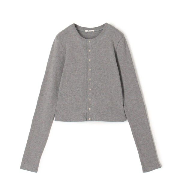 Edition「コットンモダールフライス カーディガン」|カーディガン|13 ライトグレー