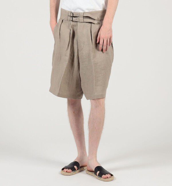 TOMORROWLAND BUYING WEAR「HAVERSACK ATTIRE リネンダブルバックル ショートパンツ」|その他|