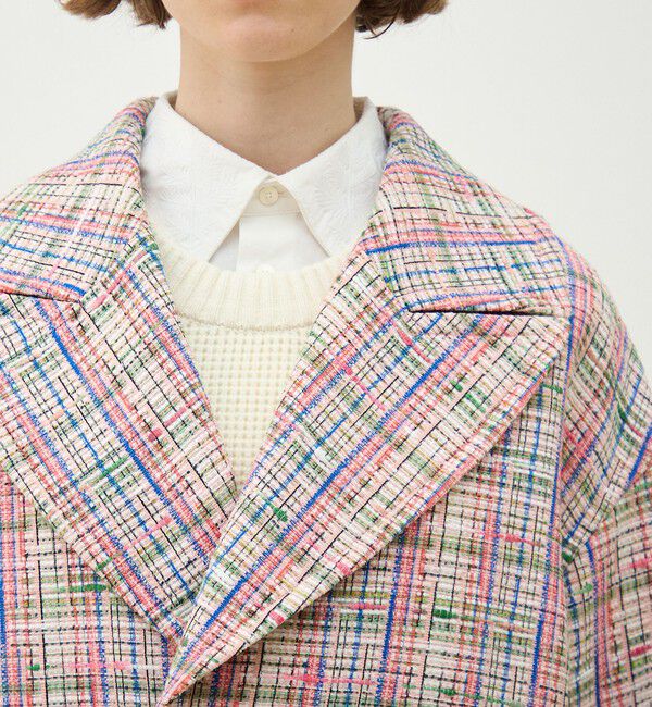 MACPHEE「スプラウトツイード コクーンコート」|チェスターコート|